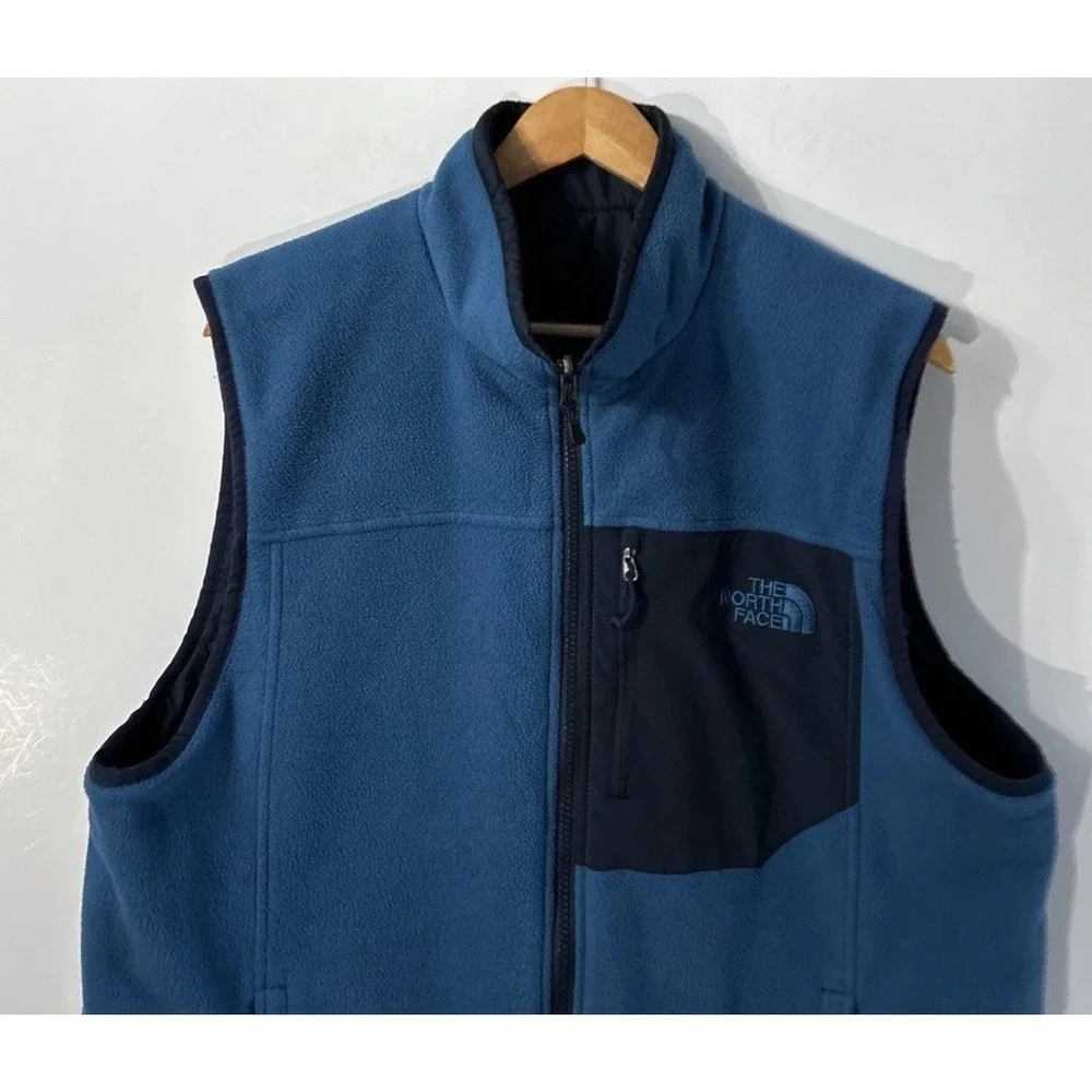 Mens The North Face Reversible Insulated Vest Sz Large